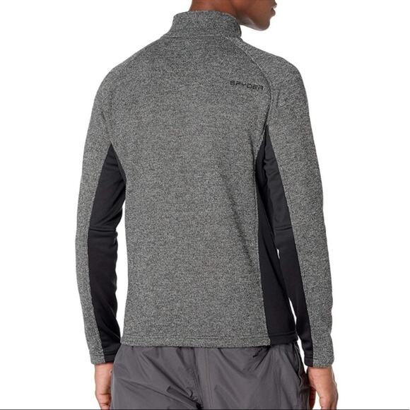 Spyder Men's Outbound Fleece-Jacket M Grey/black - Picture 2 of 13